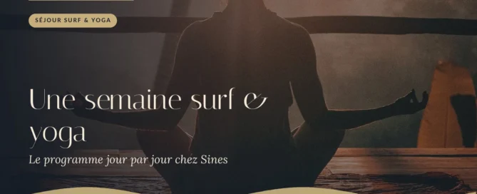 Séjour surf & yoga au Maroc à Tamraght — programme d'une semaine type