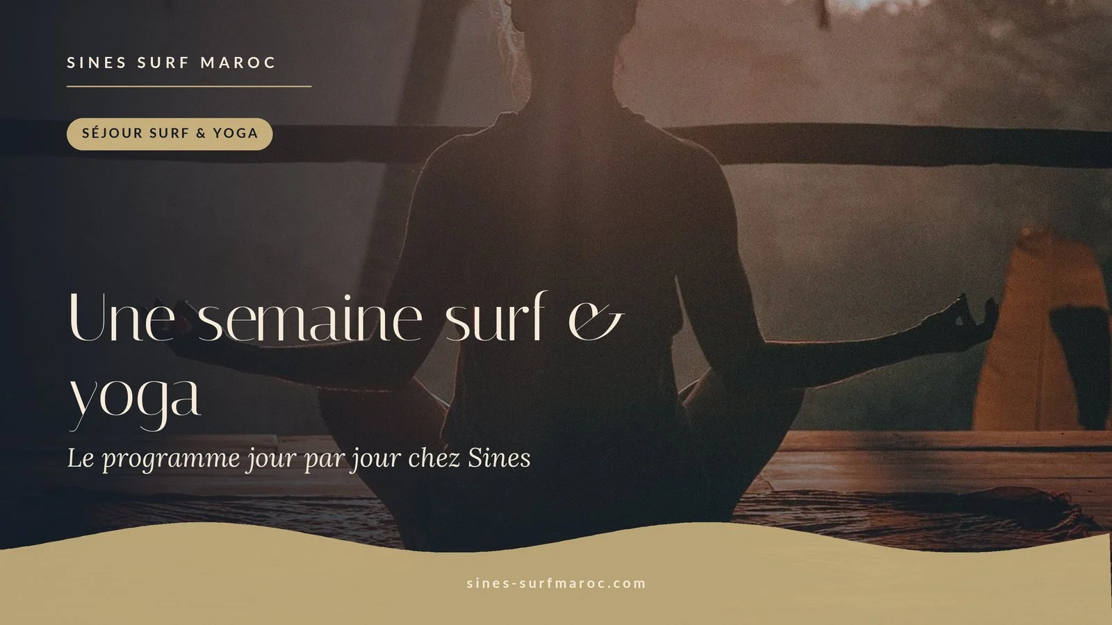 Séjour surf & yoga au Maroc à Tamraght — programme d'une semaine type
